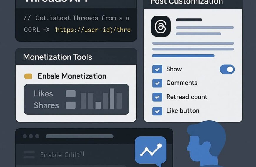 Threads for Developers: New API, Social Feed Customization & Monetization Tools