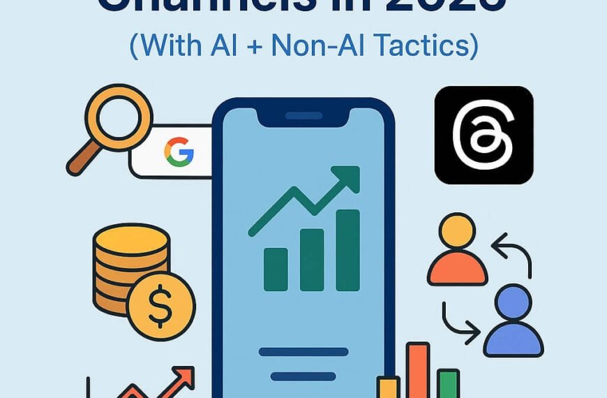 Top App Growth Channels in 2025 (With AI + Non-AI Tactics)