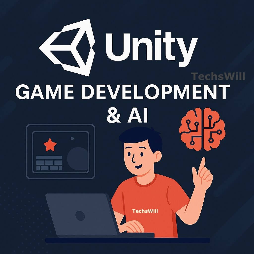 AI-driven NPCs and reasoning-based procedural scenes inside the Unity Editor (© TechsWill)